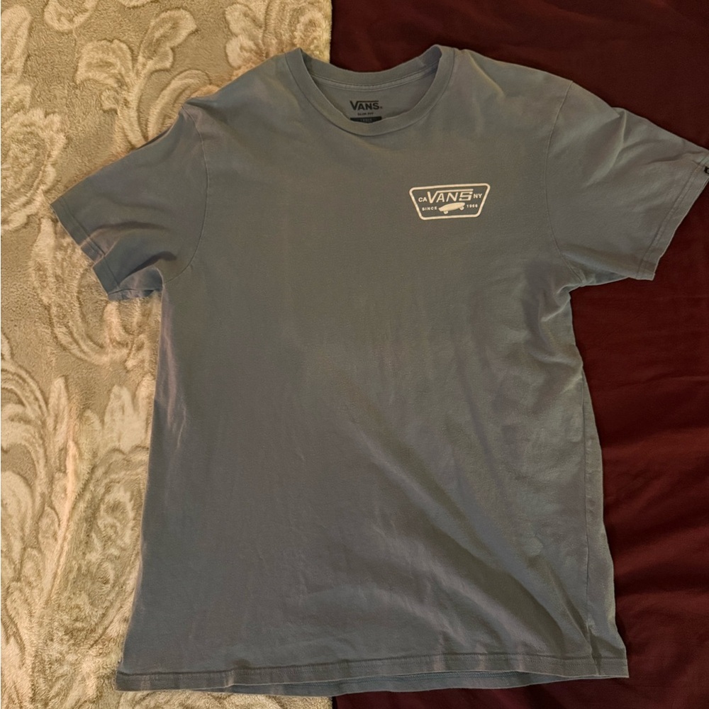 Vans Classic Logo Light Blue Tee